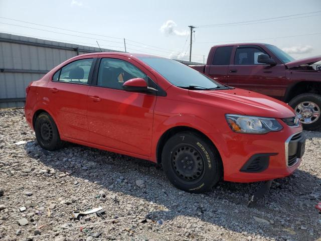 1G1JB5SH5J4101472 - 2018 CHEVROLET SONIC LS RED photo 4