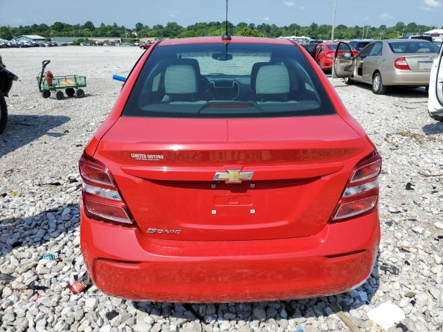 1G1JB5SH5J4101472 - 2018 CHEVROLET SONIC LS RED photo 6