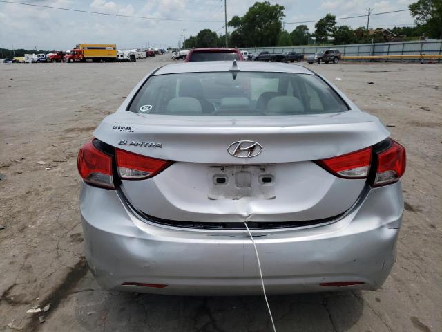 5NPDH4AEXDH279249 - 2013 HYUNDAI ELANTRA GLS SILVER photo 6