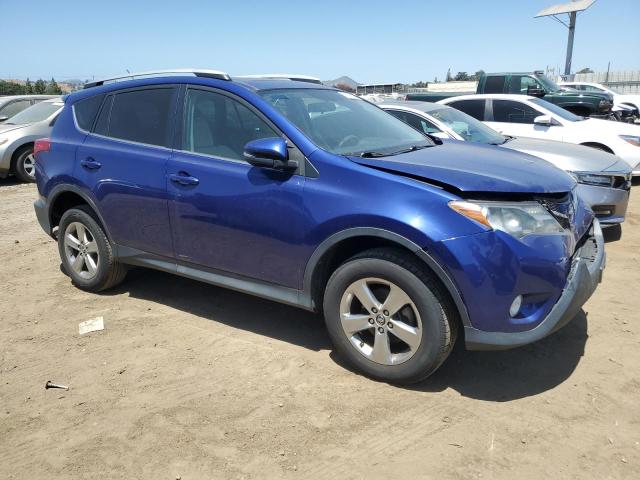 2T3WFREV5FW150109 - 2015 TOYOTA RAV4 XLE 蓝色 照片 4