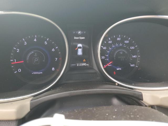 5XYZW3LA1DG038784 - 2013 HYUNDAI SANTA FE S WHITE photo 9