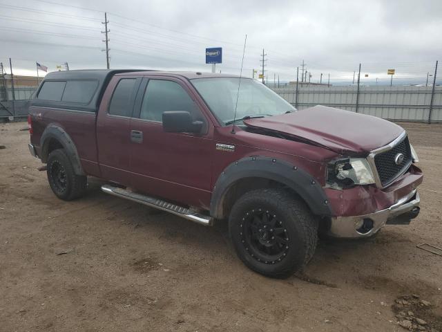 1FTPX14566NA90482 - 2006 FORD F150 MAROON photo 4