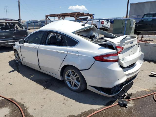 3FA6P0SU2GR401801 - 2016 FORD FUSION TITANIUM PHEV WHITE photo 2