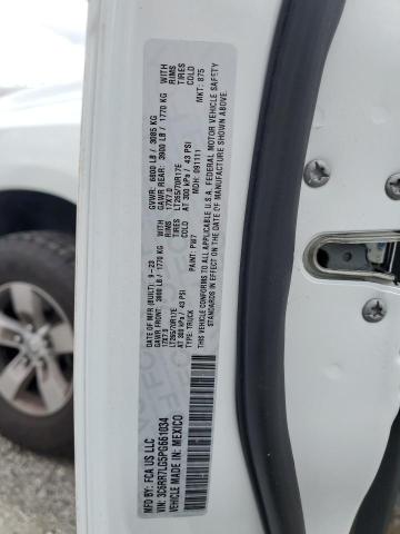 3C6RR7LG5PG661034 - 2023 RAM 1500 CLASS SLT თეთრი ფოტო 12