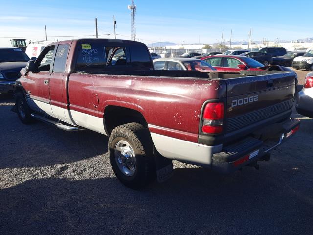 3B7KC2363YG146573 - 2000 DODGE RAM 2500 MAROON photo 3