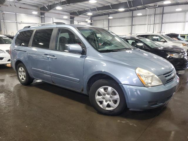 KNDMB233X96321812 - 2009 KIA SEDONA EX BLUE photo 4