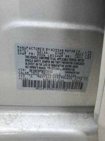 3N1AB7AP0GY239702 - 2016 NISSAN SENTRA S SILVER photo 12