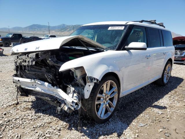 2FMHK6DT8DBD33809 - 2013 FORD FLEX LIMITED WHITE photo 1