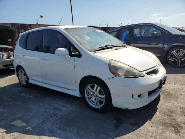JHMGD38637S057710 - 2007 HONDA FIT S 白色 照片 4