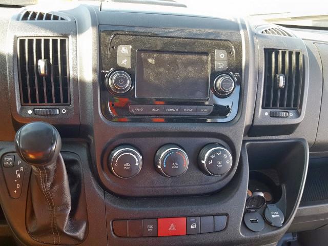 3C6TRVCGXJE159892 - 2018 RAM PROMASTER 2500 2500 HIGH  photo 9