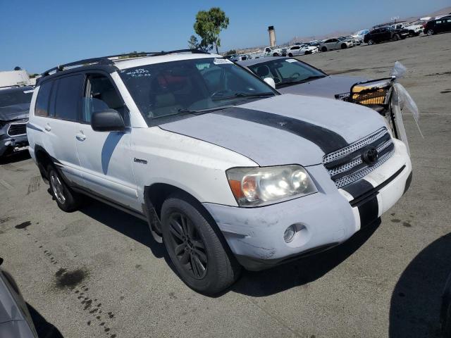 JTEDW21A560003824 - 2006 TOYOTA HIGHLANDER HYBRID WHITE photo 4