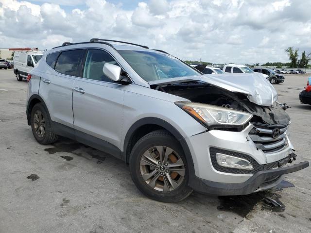 5XYZU3LB9EG222421 - 2014 HYUNDAI SANTA FE S SILVER photo 4