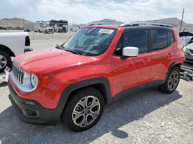 ZACCJADTXFPB21643 - 2015 JEEP RENEGADE LIMITED RED photo 1