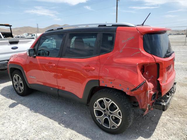 ZACCJADTXFPB21643 - 2015 JEEP RENEGADE LIMITED RED photo 2