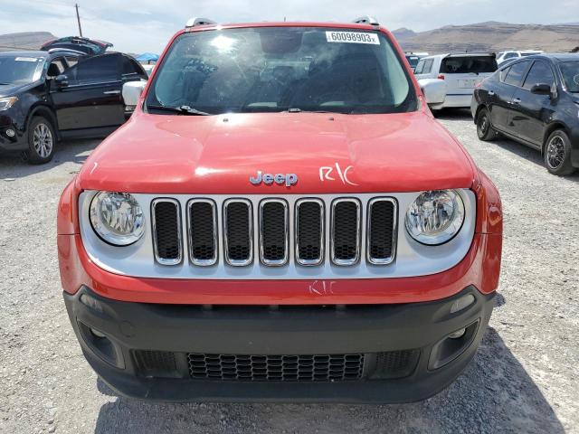ZACCJADTXFPB21643 - 2015 JEEP RENEGADE LIMITED RED photo 5