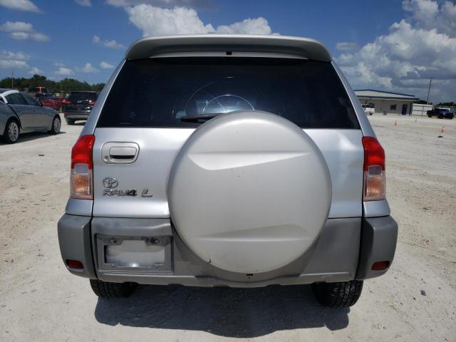 JTEGH20V710027787 - 2001 TOYOTA RAV4 SILVER photo 6