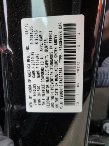 19UUB1F51FA020654 - 2015 ACURA TLX TECH BLACK photo 12