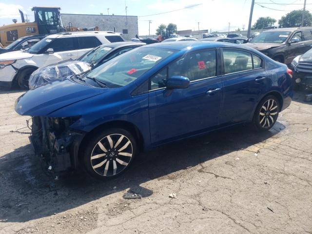 19XFB2F91FE037869 - 2015 HONDA CIVIC EXL 蓝色 照片 1