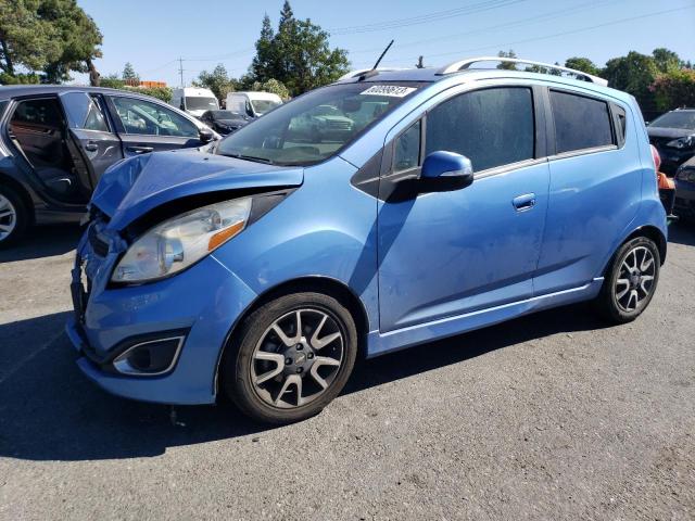 KL8CF6S97EC474360 - 2014 CHEVROLET SPARK 2LT BLUE photo 1