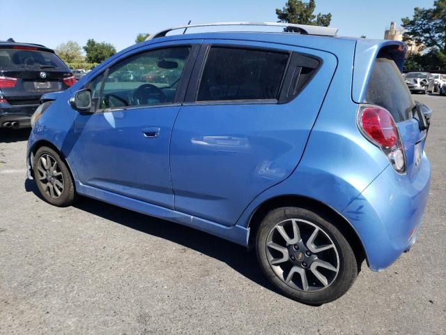 KL8CF6S97EC474360 - 2014 CHEVROLET SPARK 2LT BLUE photo 2