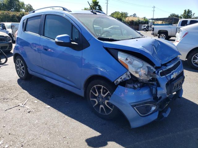 KL8CF6S97EC474360 - 2014 CHEVROLET SPARK 2LT BLUE photo 4