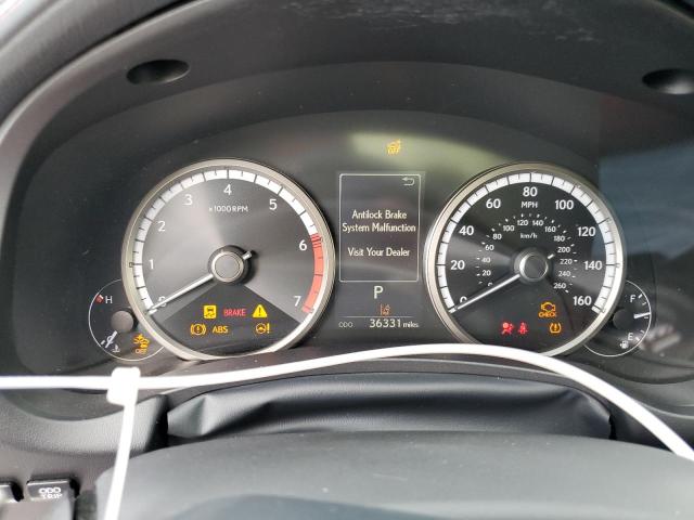 JTJBARBZ3K2189396 - 2019 LEXUS NX 300 BASE ვერცხლისფერი ფოტო 9