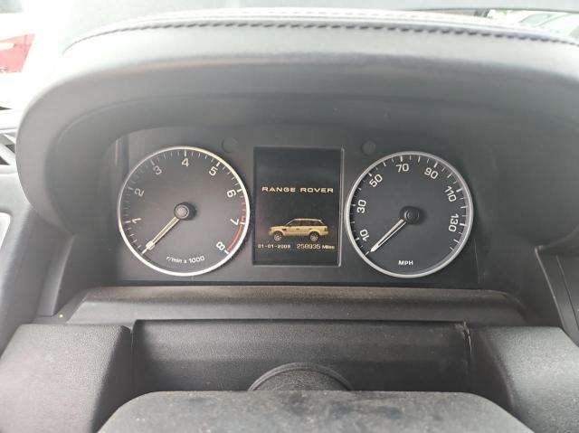 SALSF2D41CA726733 - 2012 LAND ROVER RANGE ROVE HSE BLACK photo 8