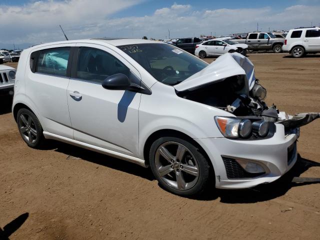 1G1JG6SB2D4149549 - 2013 CHEVROLET SONIC RS WHITE photo 4