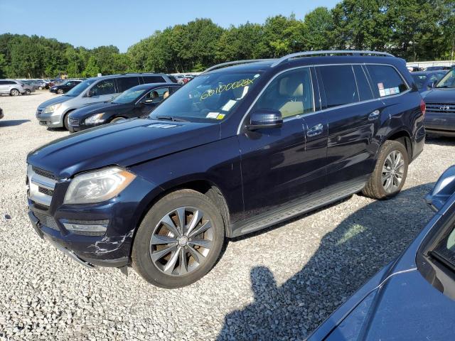 4JGDF7CE9EA281843 - 2014 MERCEDES-BENZ GL 450 4MATIC BLUE photo 1