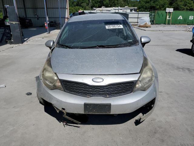 KNADM4A30D6237464 - 2013 KIA RIO LX SILVER photo 5