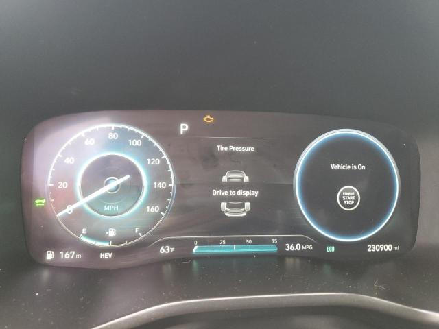 KM8S6DA28NU045178 - 2022 HYUNDAI SANTA FE SEL SILVER photo 9