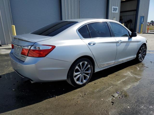 1HGCR2F55FA029189 - 2015 HONDA ACCORD SPORT SILVER photo 3