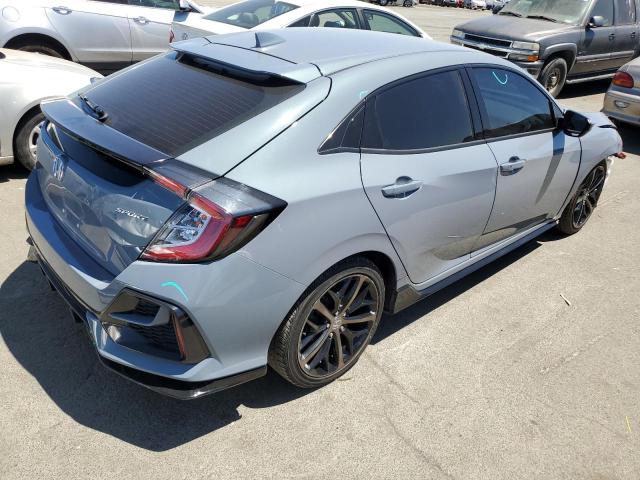 SHHFK7H46MU400929 - 2021 HONDA CIVIC SPORT 灰色 照片 3