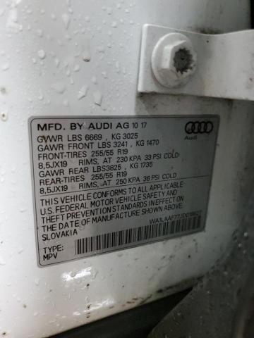 WA1LAAF77JD018827 - 2018 AUDI Q7 PREMIUM PLUS WHITE photo 13