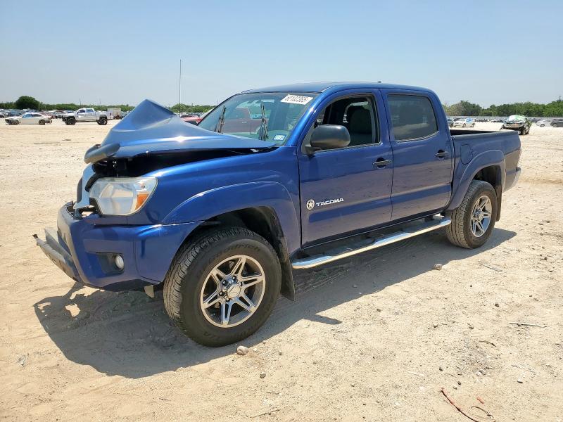 5TFJU4GNXEX055751 - 2014 TOYOTA TACOMA DOUBLE CAB PRERUNNER BLUE photo 1