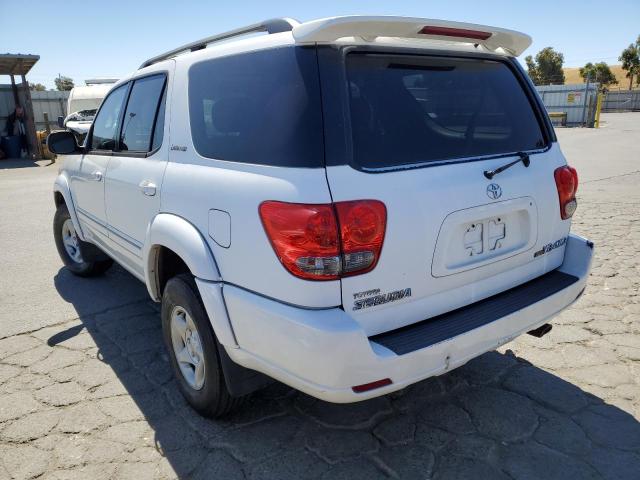 5TDBT48A35S237820 - 2005 TOYOTA SEQUOIA LIMITED WHITE photo 2