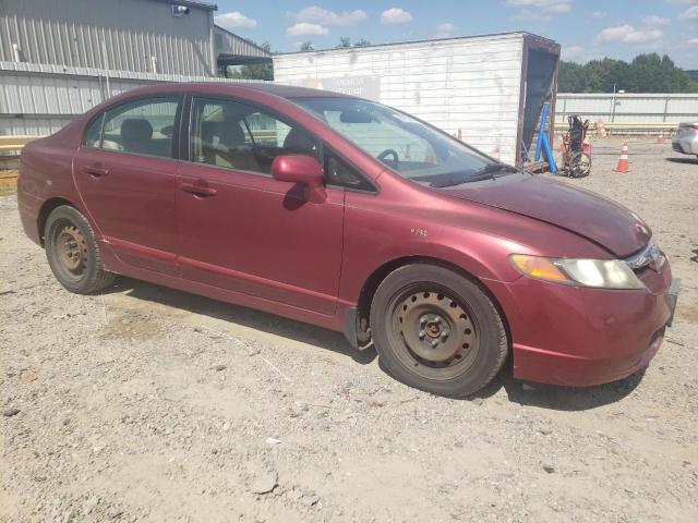 1HGFA16587L083414 - 2007 HONDA CIVIC LX BURGUNDY photo 4