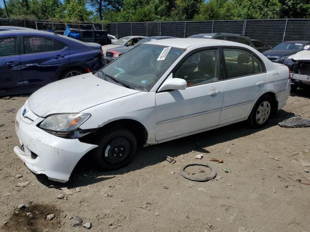 2HGES16395H524467 - 2005 HONDA CIVIC DX VP WHITE photo 1