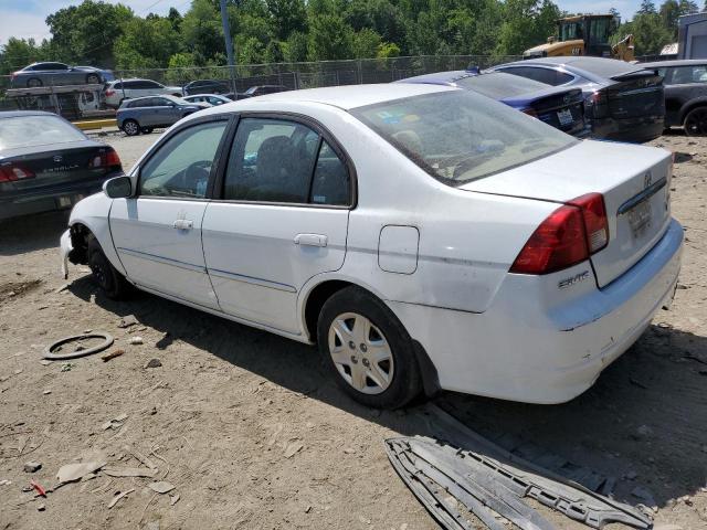 2HGES16395H524467 - 2005 HONDA CIVIC DX VP WHITE photo 2