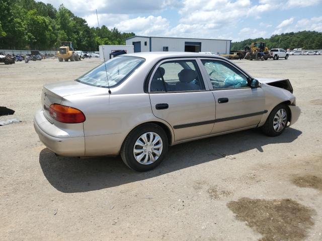 1Y1SK52852Z427431 - 2002 CHEVROLET GEO PRIZM BASE TAN photo 3