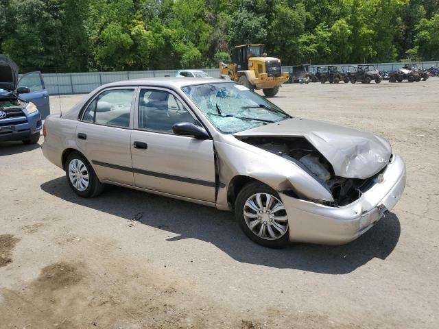 1Y1SK52852Z427431 - 2002 CHEVROLET GEO PRIZM BASE TAN photo 4