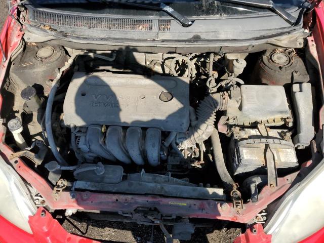 2T1KR32E95C552229 - 2005 TOYOTA COROLLA MA XR RED photo 11