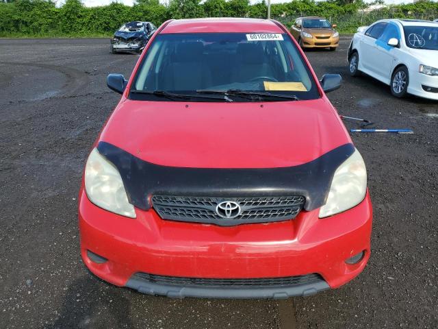 2T1KR32E95C552229 - 2005 TOYOTA COROLLA MA XR RED photo 5