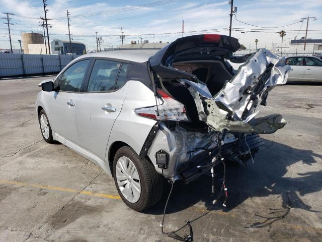 1N4AZ1BV5NC563033 - 2022 NISSAN LEAF S SILVER photo 2