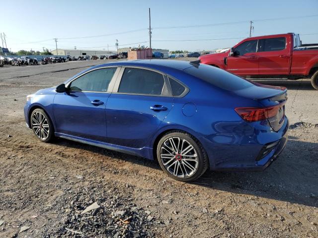 3KPF44AC3ME365249 - 2021 KIA FORTE GT BLUE photo 2