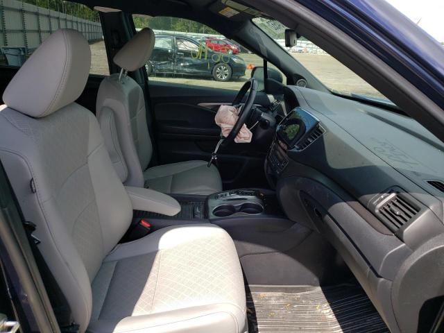 5FNYF7H56KB002432 - 2019 HONDA PASSPORT EXL BLUE photo 5