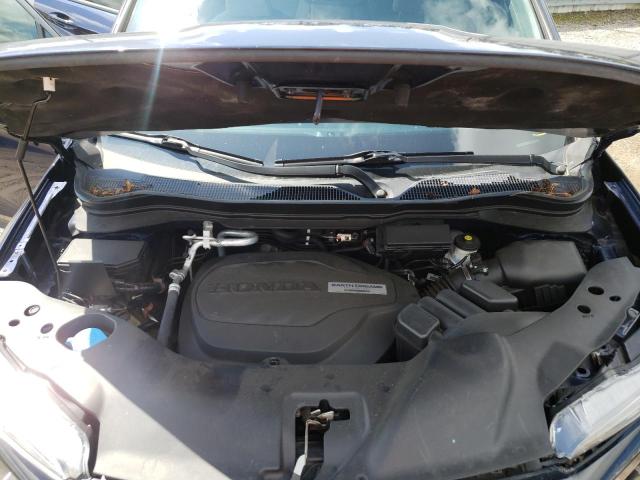 5FNYF7H56KB002432 - 2019 HONDA PASSPORT EXL BLUE photo 7