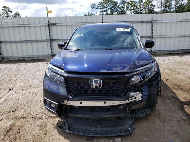 5FNYF7H56KB002432 - 2019 HONDA PASSPORT EXL BLUE photo 9