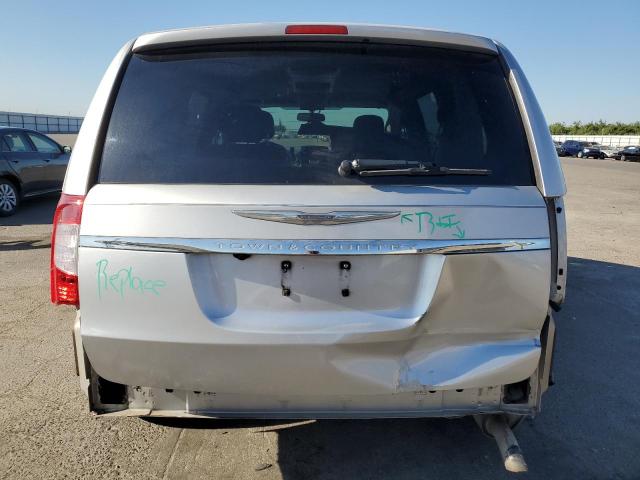 2C4RC1CG1CR151128 - 2012 CHRYSLER TOWN & COU TOURING L SILVER photo 6