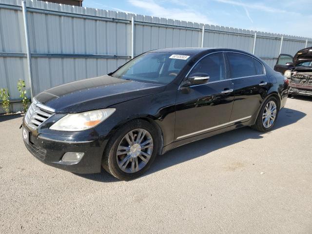 KMHGC46F29U055141 - 2009 HYUNDAI GENESIS 4.6L BLACK photo 1